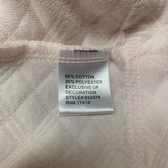 Miss Elaine Quilted Robe MEDIUM Snaps Pink Housecoat Pockets Long Plush Vintage - Picture 9 of 10